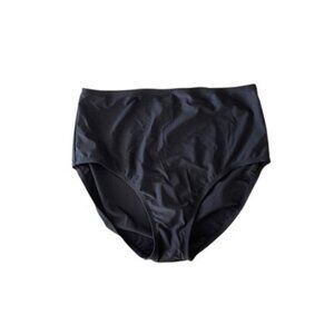 Beyond Control Black High-Waisted Swim Bikini Bottoms Size 12 NWT $63